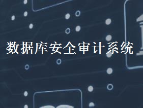 数据库安全审计系统